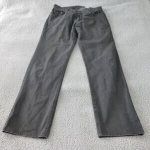 Brax Pants Mens 36x34 Cooper Fancy Black Straight Casual Stretch